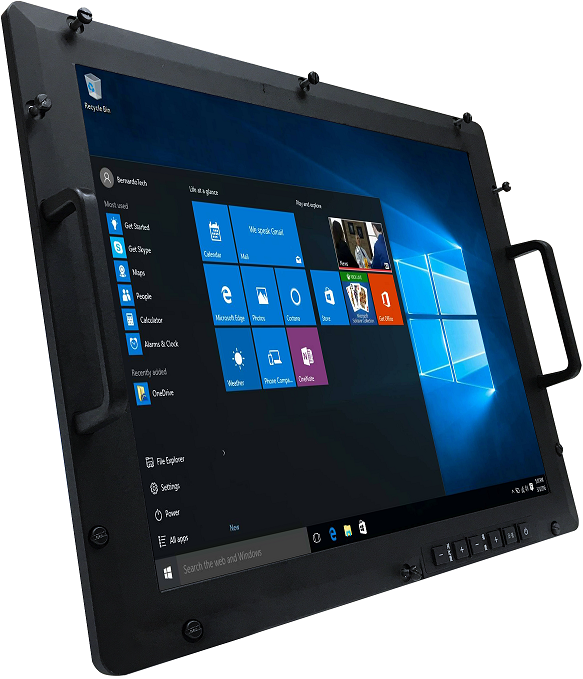 23.8 Inch Rugged Monitor LCD Front View