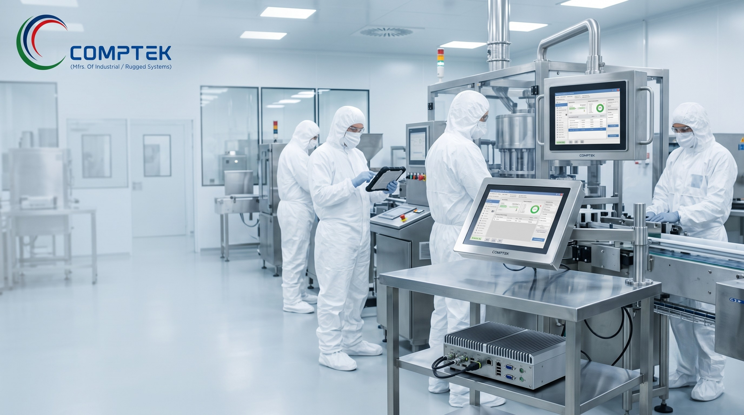 Comptek Industrial Computing for Pharma and Healthcare