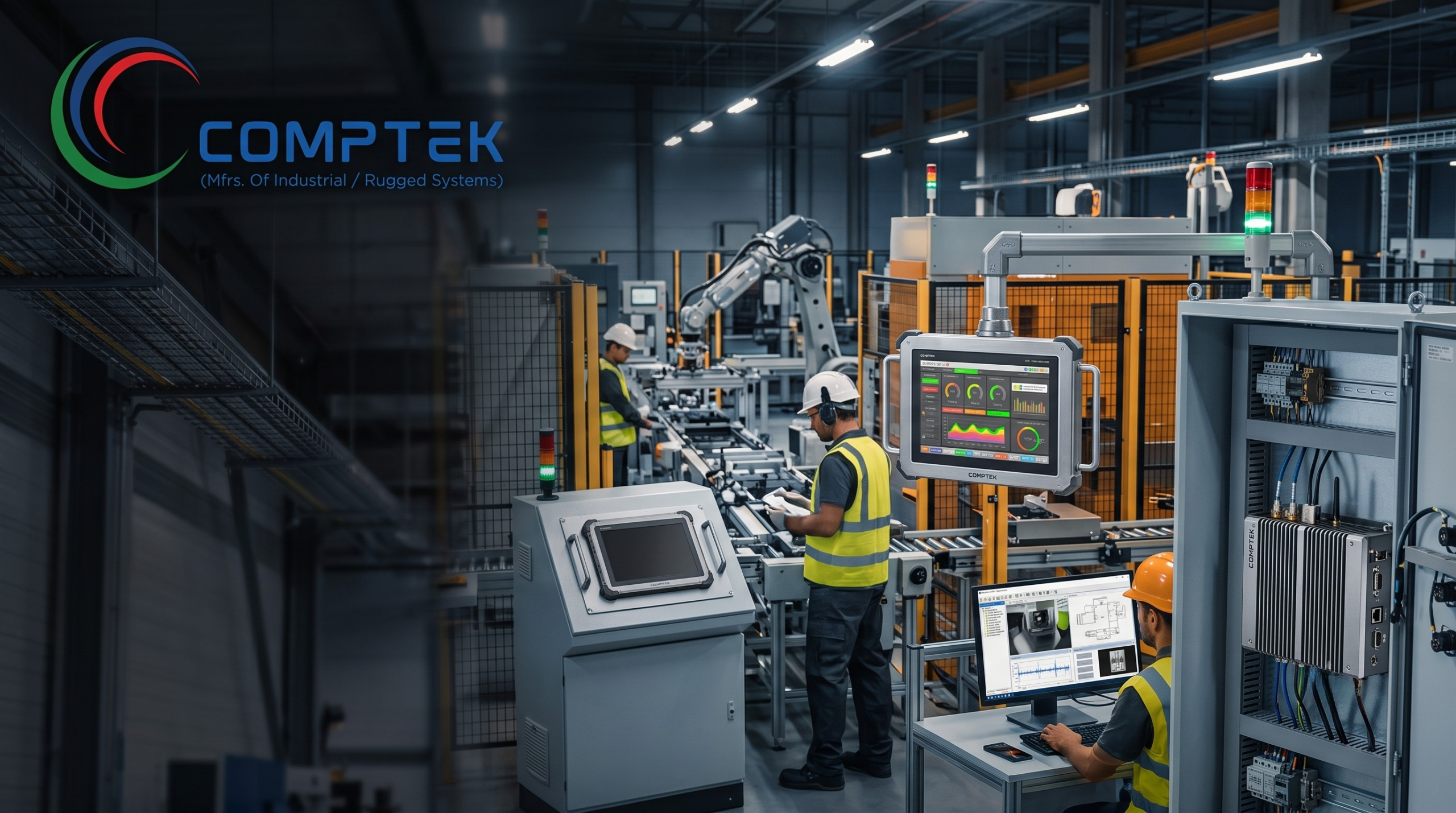 Comptek Industrial Automation and HMI Panel Control