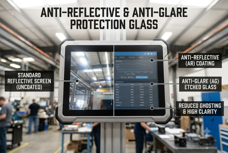 Anti-Reflective & Anti-Glare Protection Glass