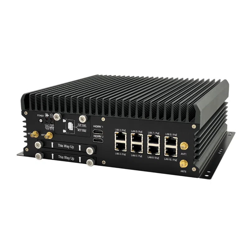 Fully Embedded BOX PC CCABOX-5210 Front View