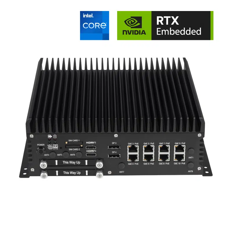 Fully Embedded BOX PC Front View