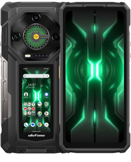 6.95 Inch Rugged Smartphone Front and Rear Dual Display View