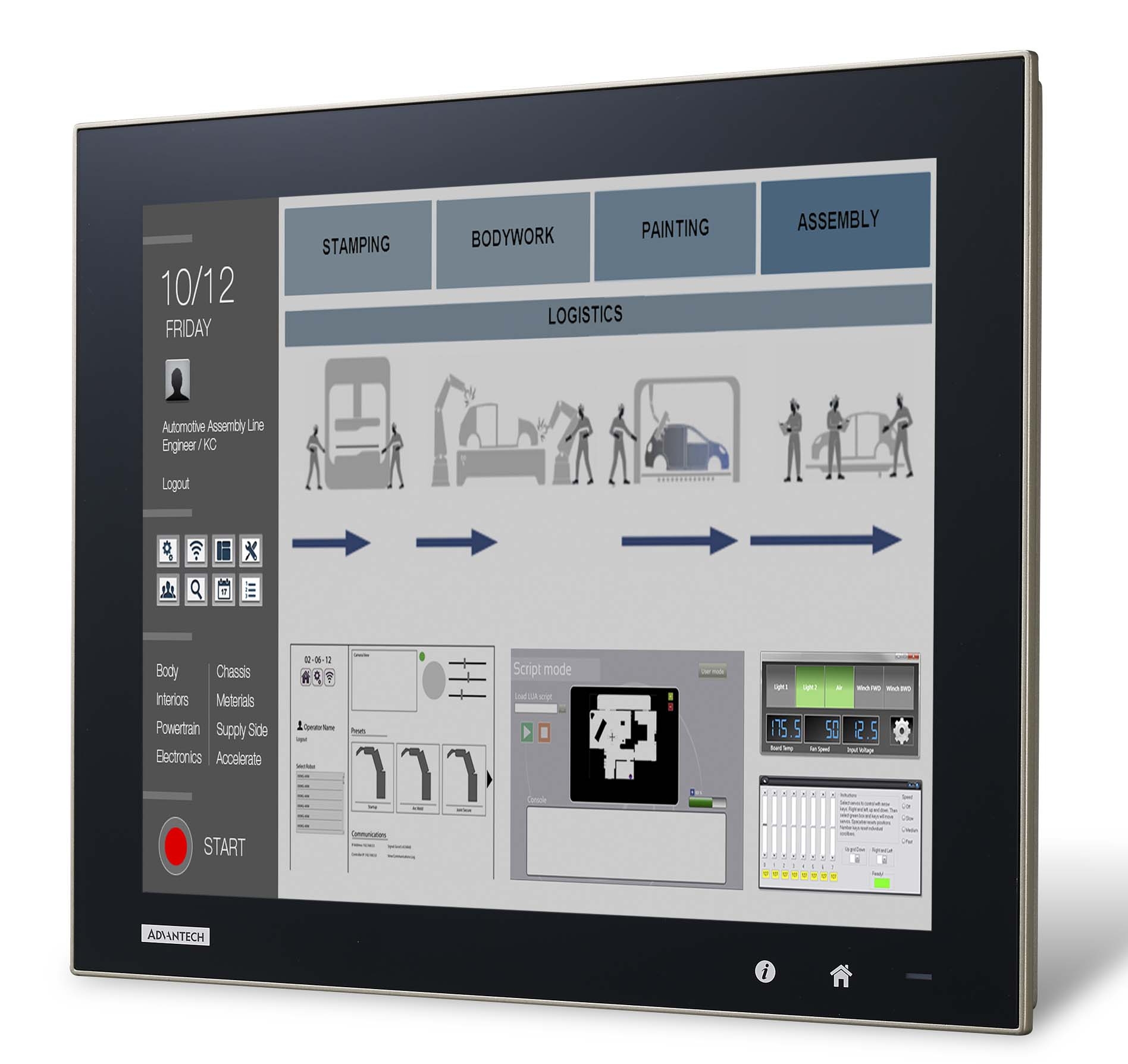 Industrial HMI Panel PC