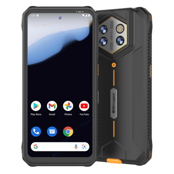 6.56 Inch Rugged Smartphone Front and Rear View